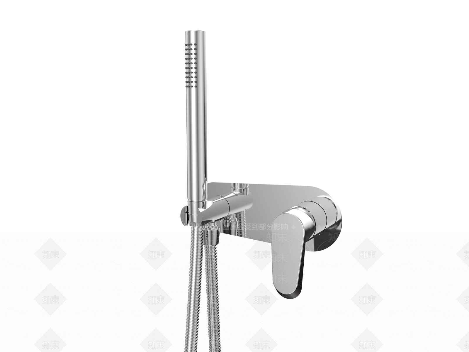 现代淋浴龙头3D模型下载【ID:673510676】