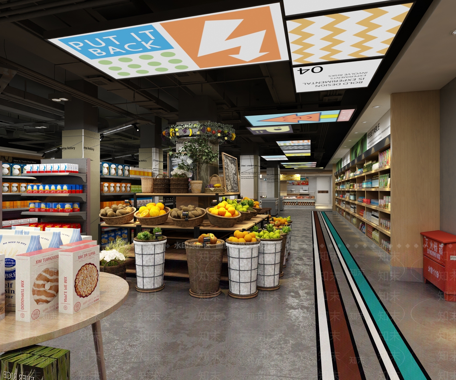 现代超市3D模型下载【ID:573512314】