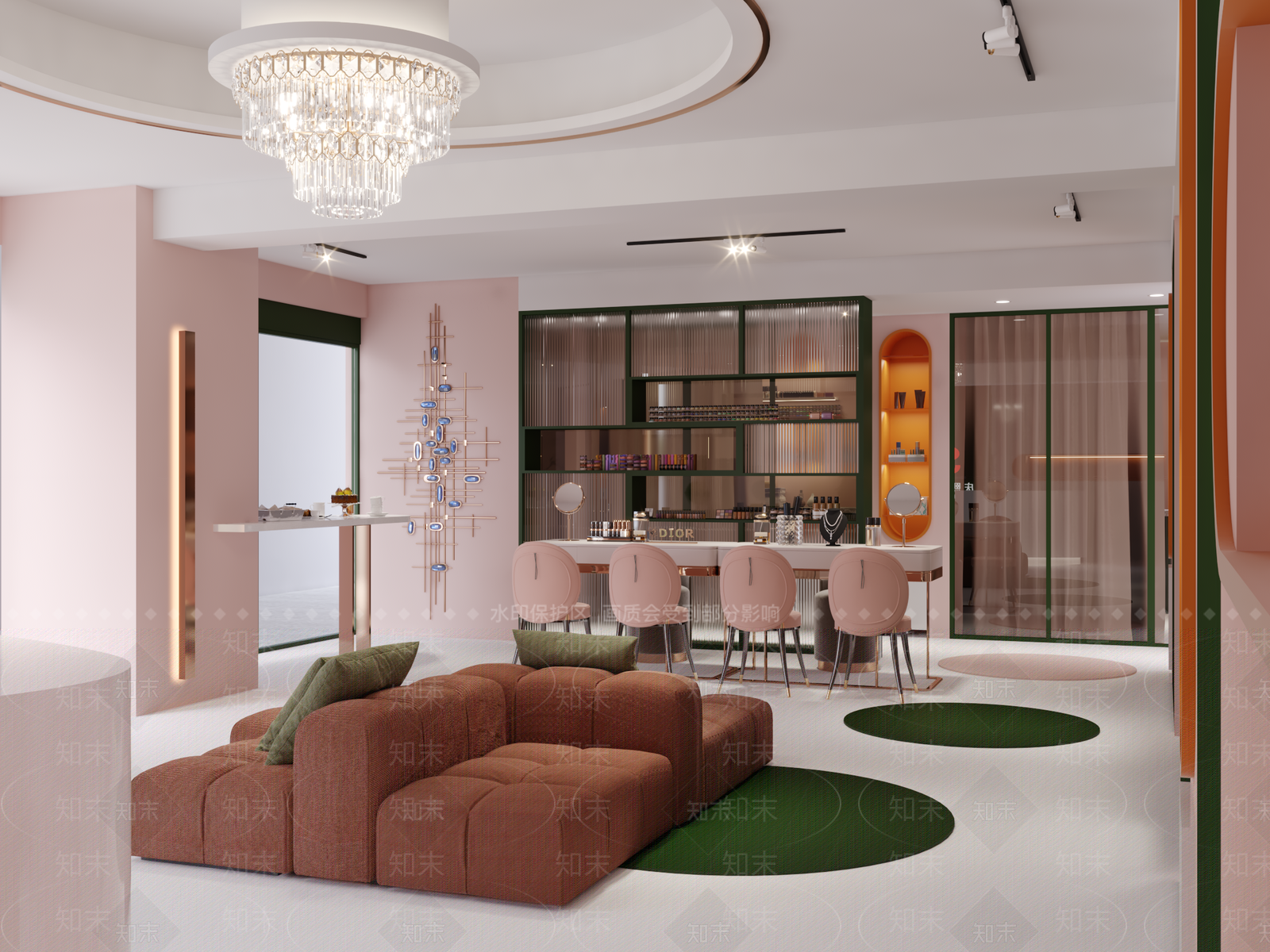 现代美甲店3D模型下载【ID:273533984】