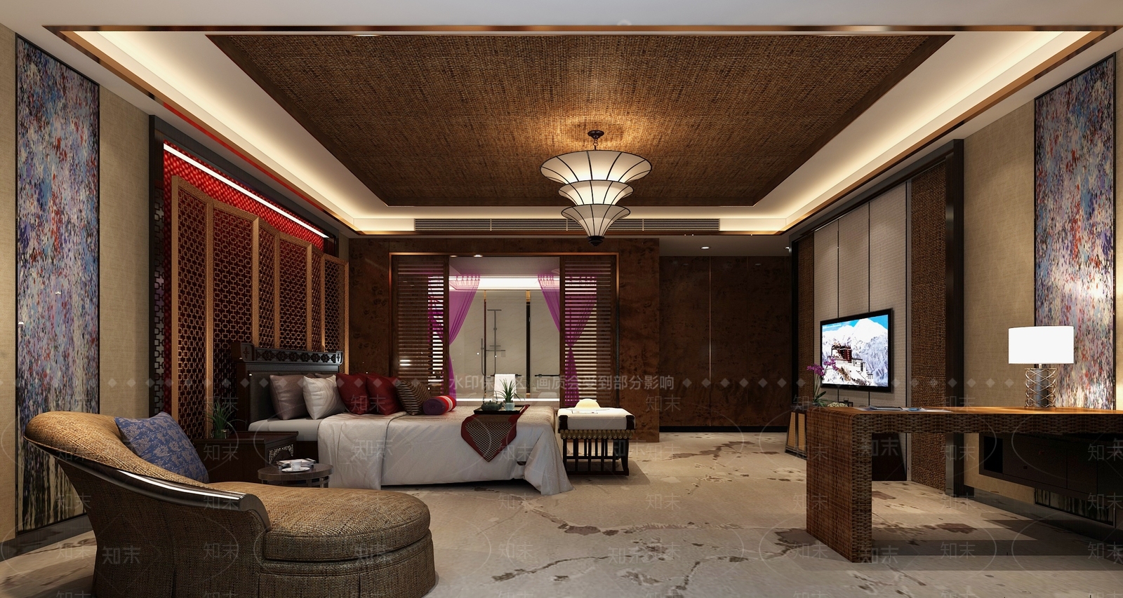 东南亚风格民宿酒店3D模型下载【ID:973579678】