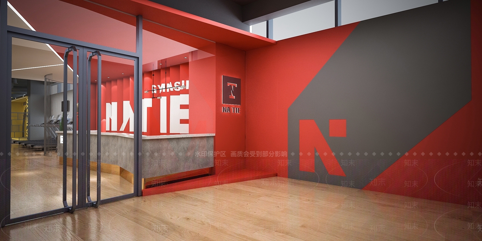 现代休息区3D模型下载【ID:1221673427】