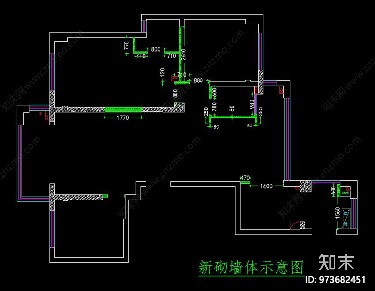 现代公寓概念方案施工图下载【ID:973682451】