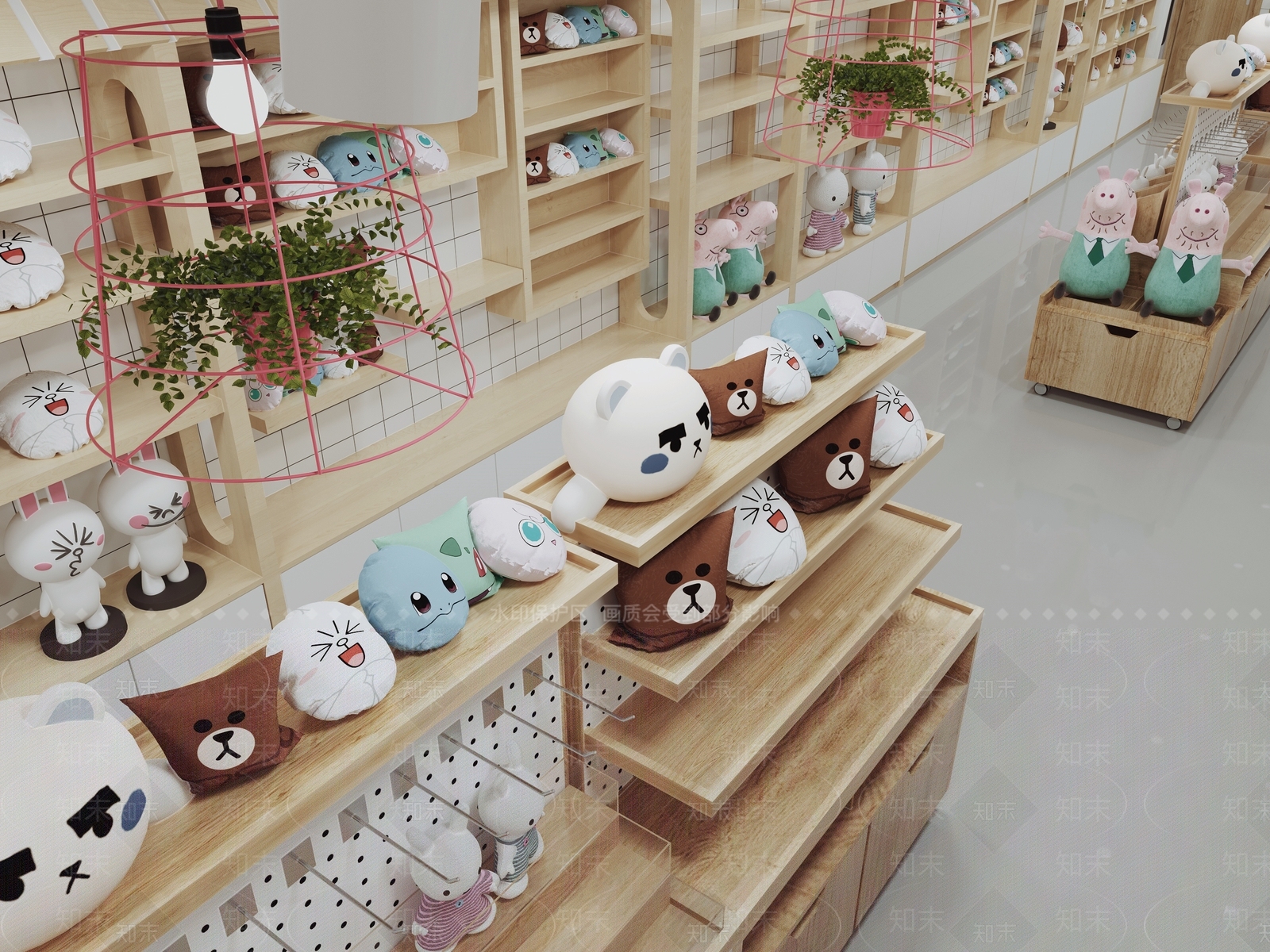 现代玩具店3D模型下载【ID:673696996】