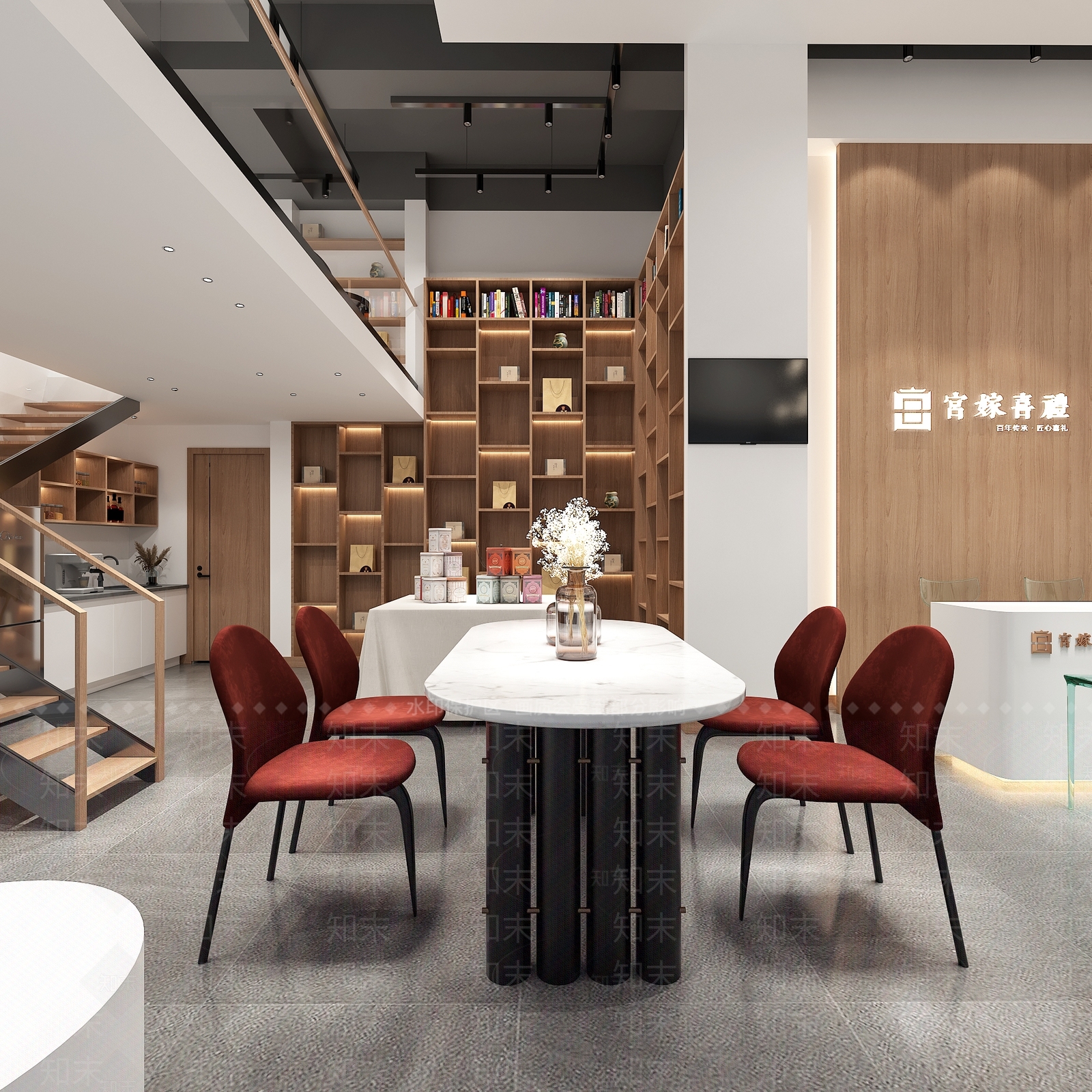 现代礼品店3D模型下载【ID:673766952】