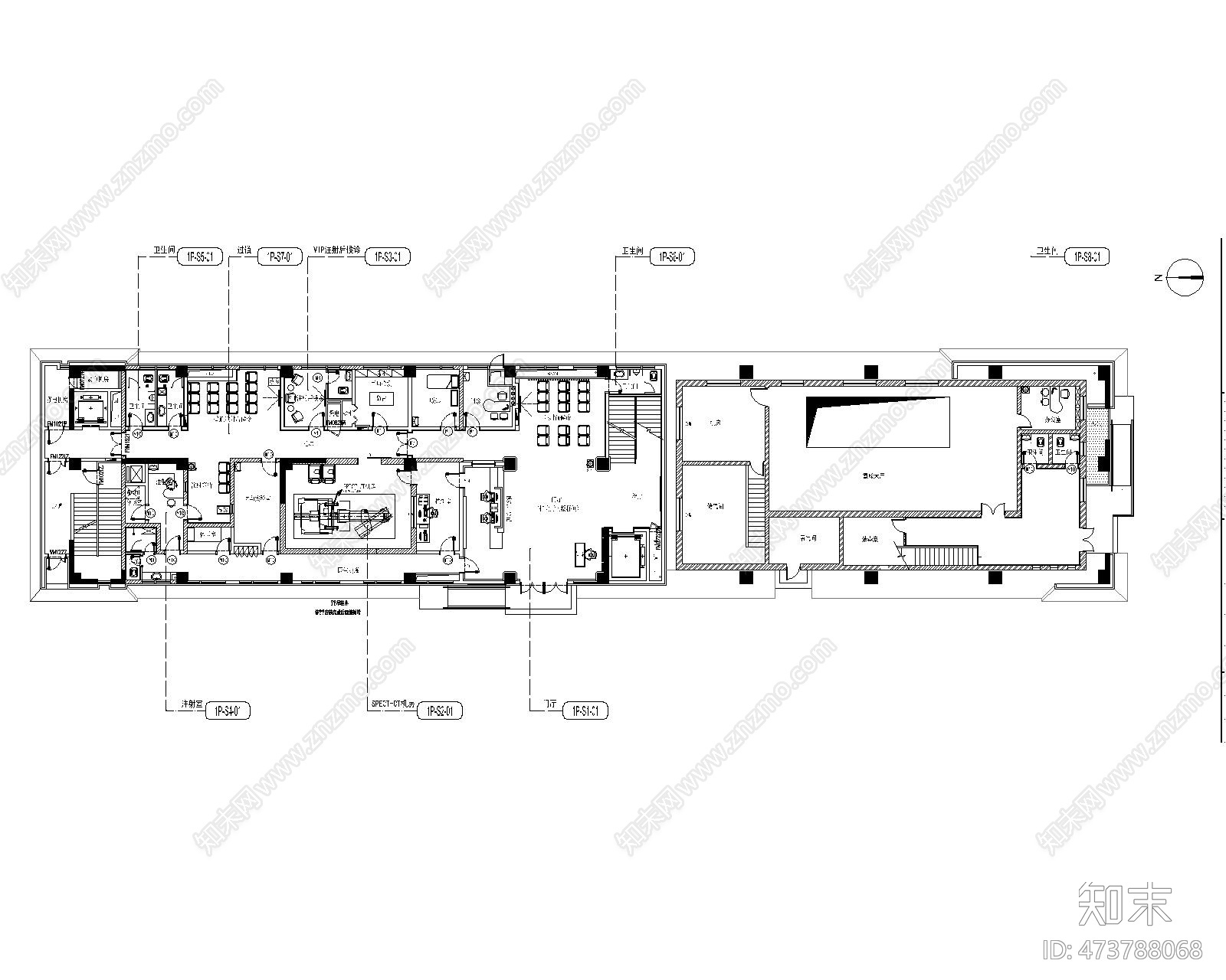 医院cad施工图下载【ID:473788068】