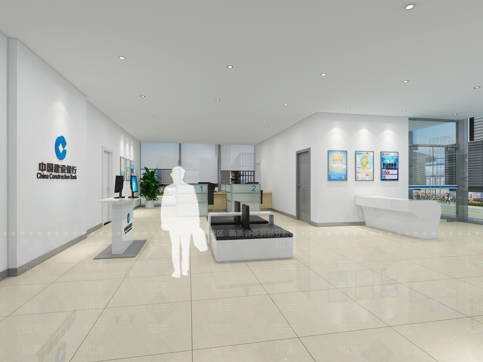 现代银行3D模型下载【ID:273863843】