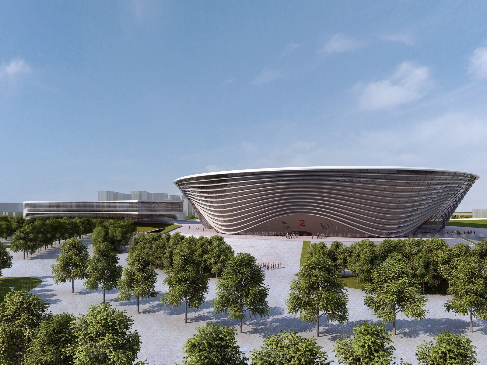 现代体育场馆3D模型下载【ID:873880913】