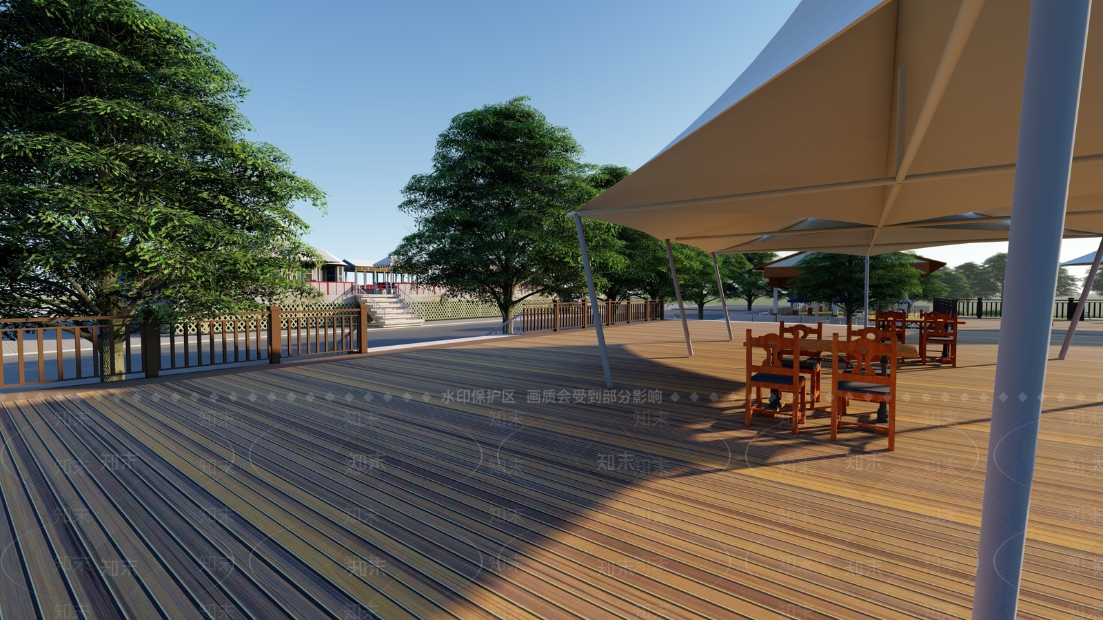 现代风格酒店民宿SU模型下载【ID:373899562】