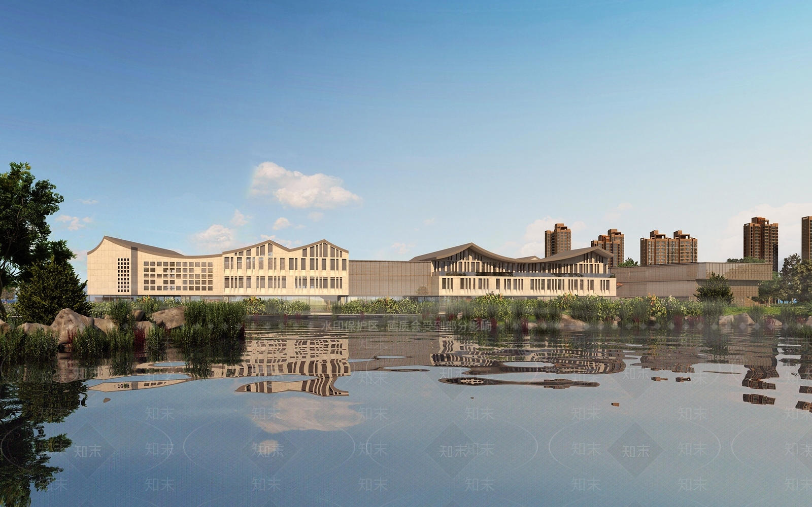 现代商业展厅公建3D模型下载【ID:973915091】