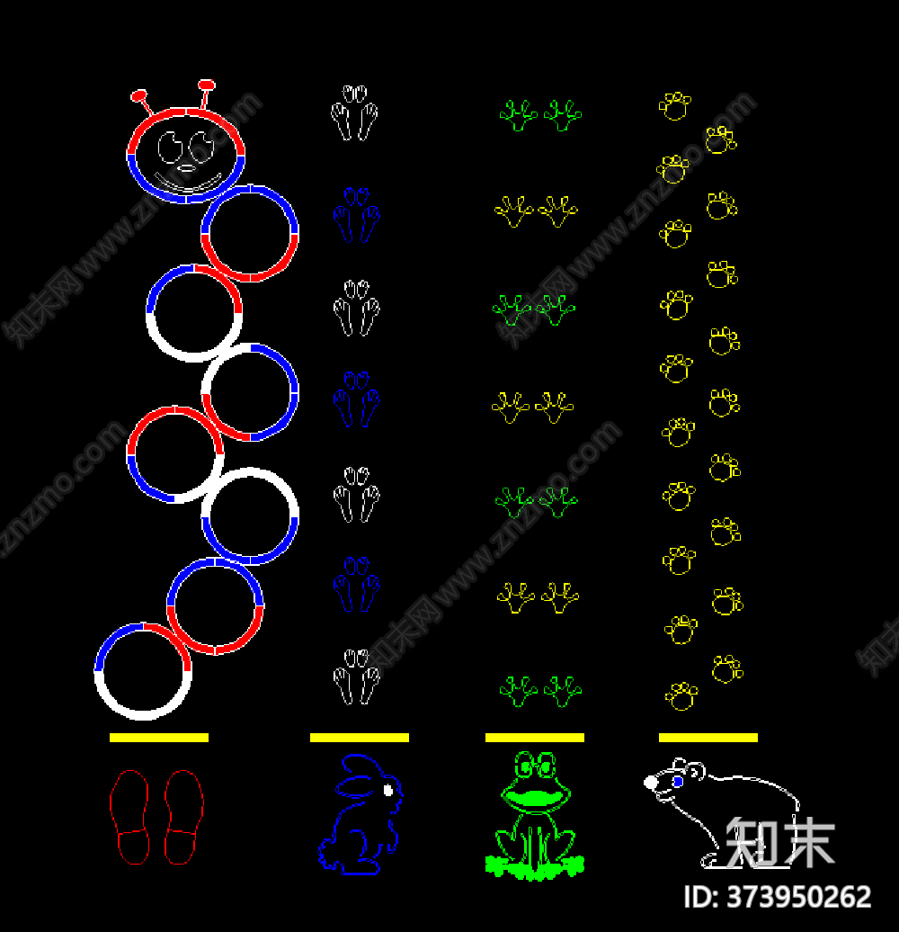 地面图案施工图下载【ID:373950262】