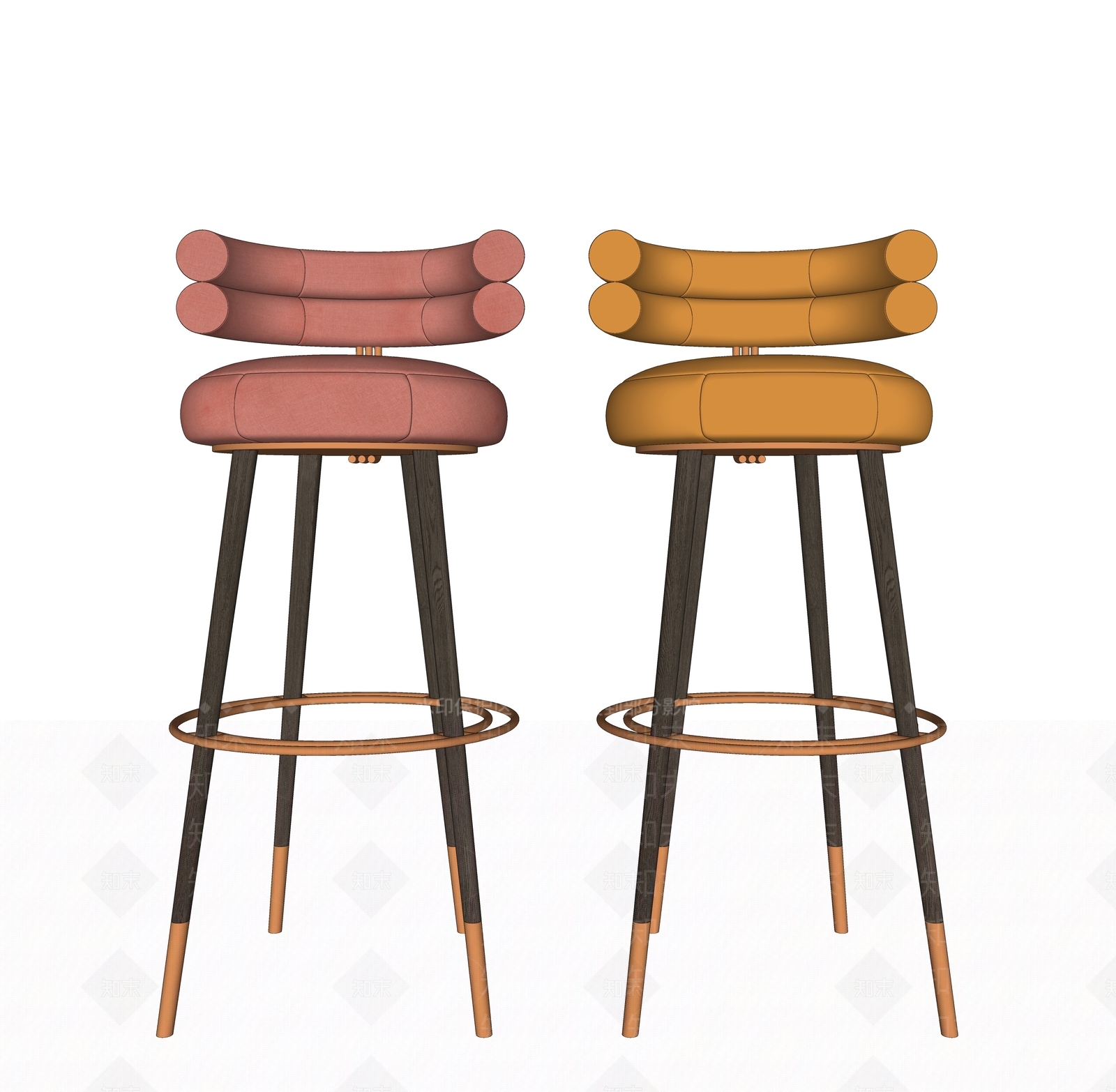 现代风格吧椅SU模型下载【ID:173966118】