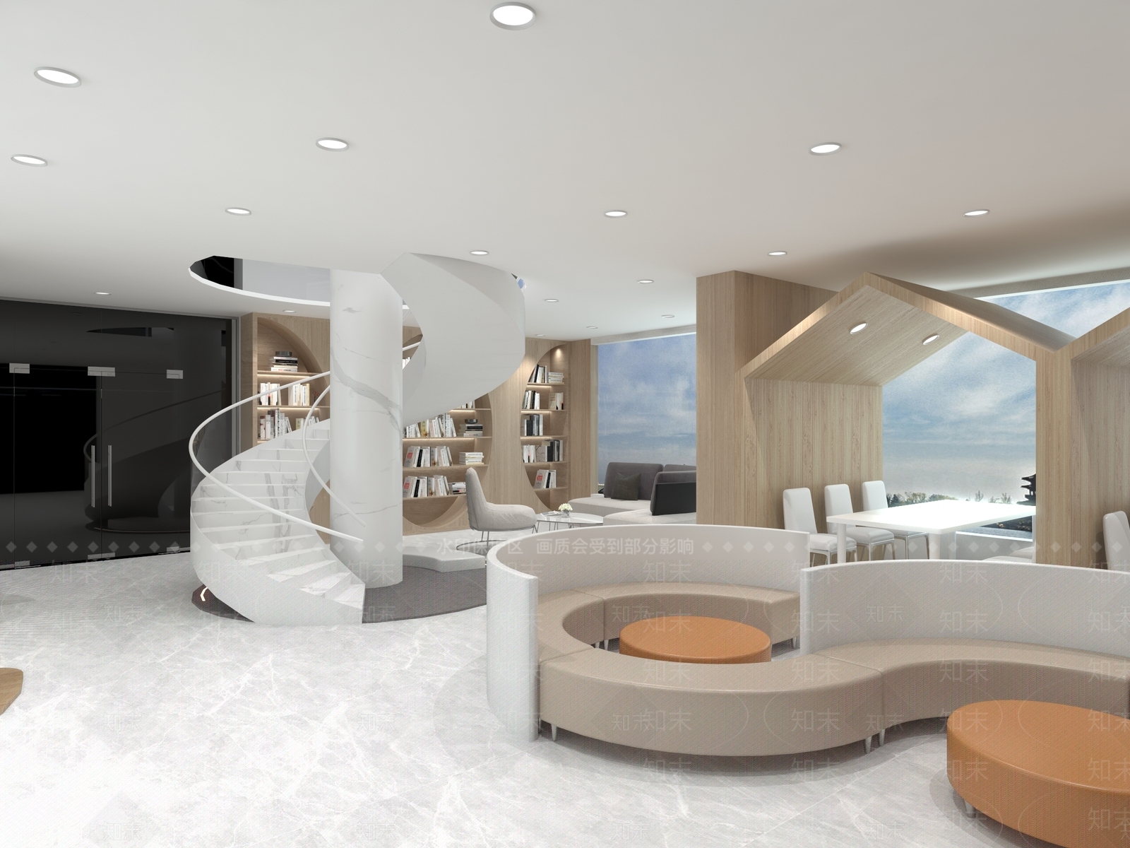 北欧休息区3D模型下载【ID:1221683245】