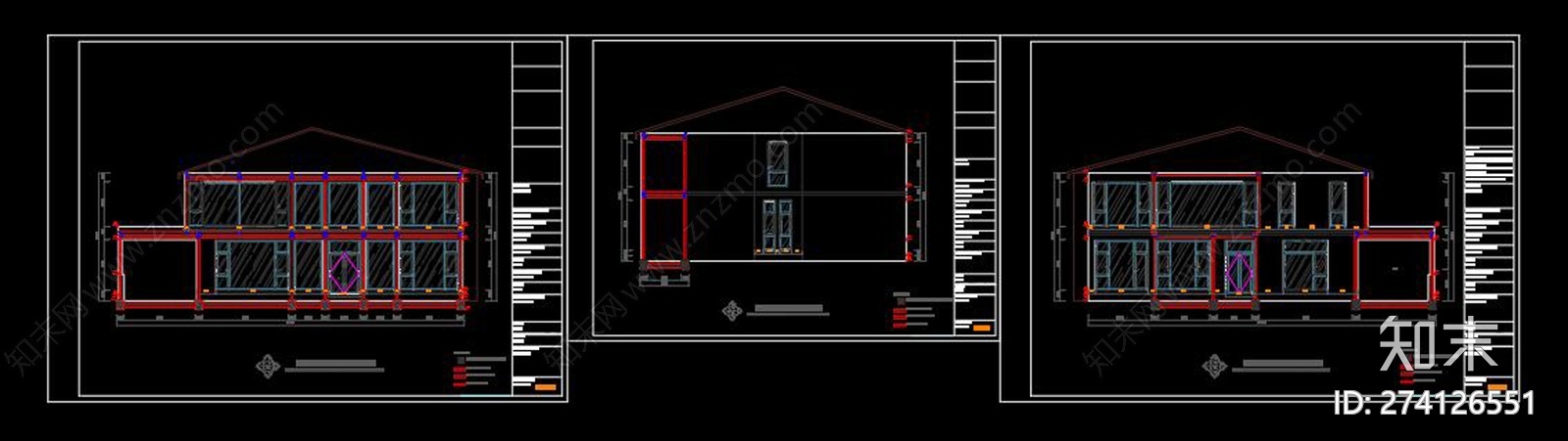 全套庭院景观施工图下载【ID:274126551】