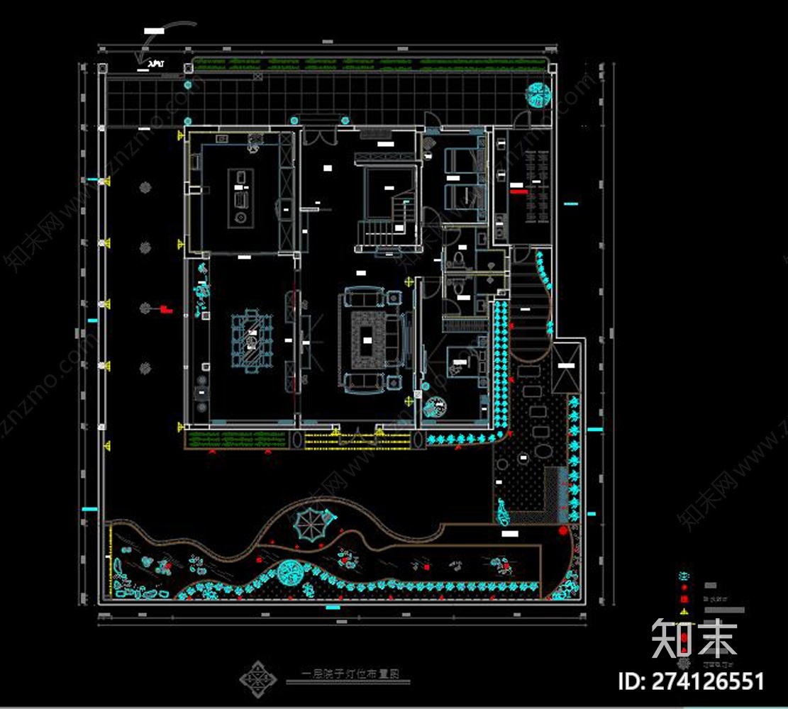 全套庭院景观施工图下载【ID:274126551】