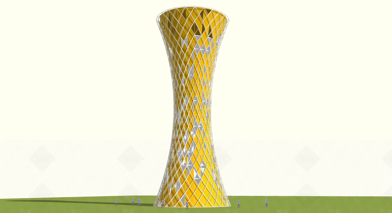 现代风格景观小建筑SU模型下载【ID:674226773】