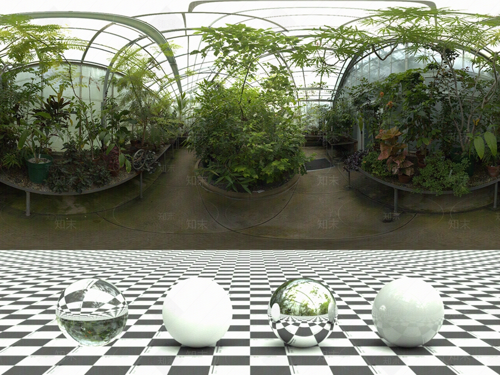 HDR室内植物棚贴图下载【ID:674251688】