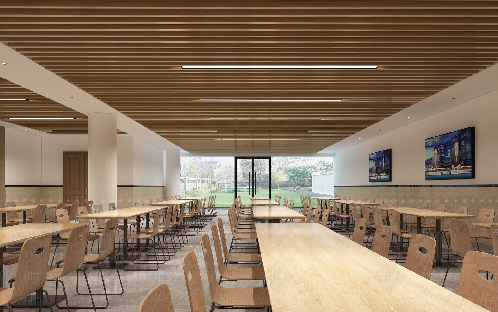 现代食堂3D模型下载【ID:774255703】
