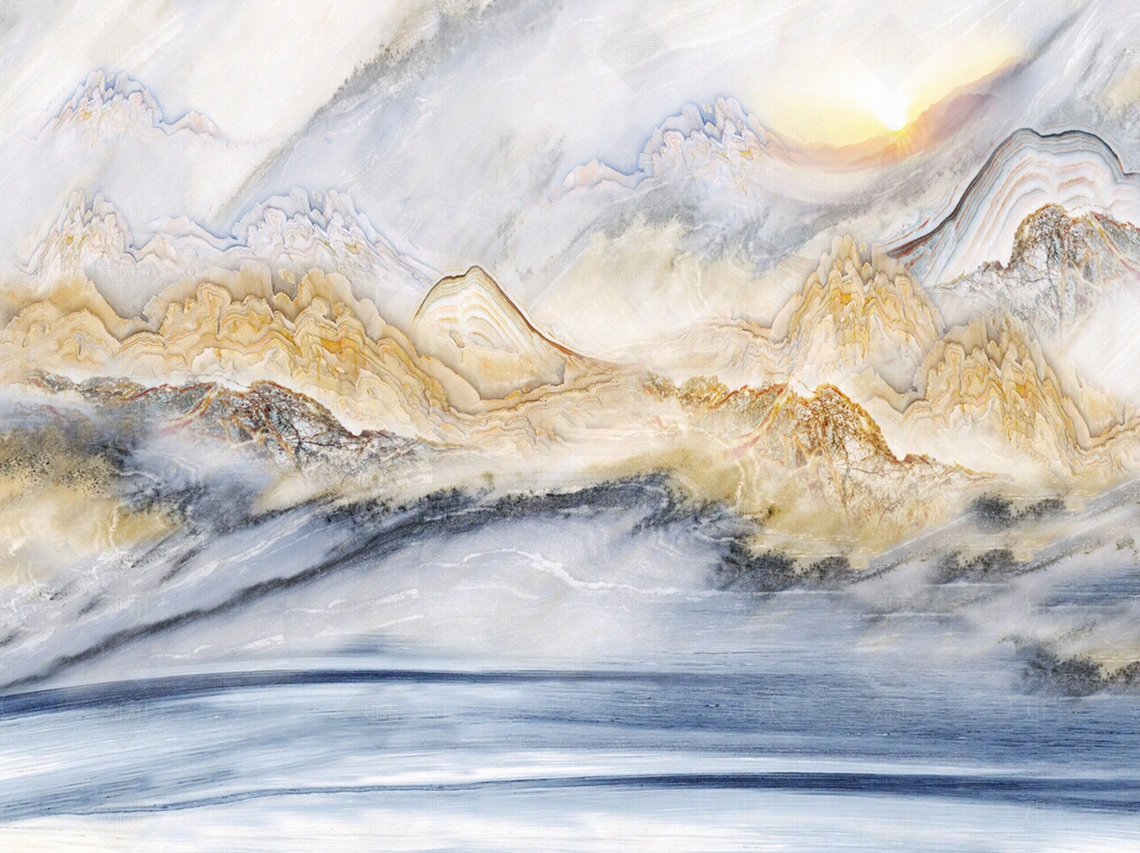 电视背景墙拼花贴图下载【ID:574255231】