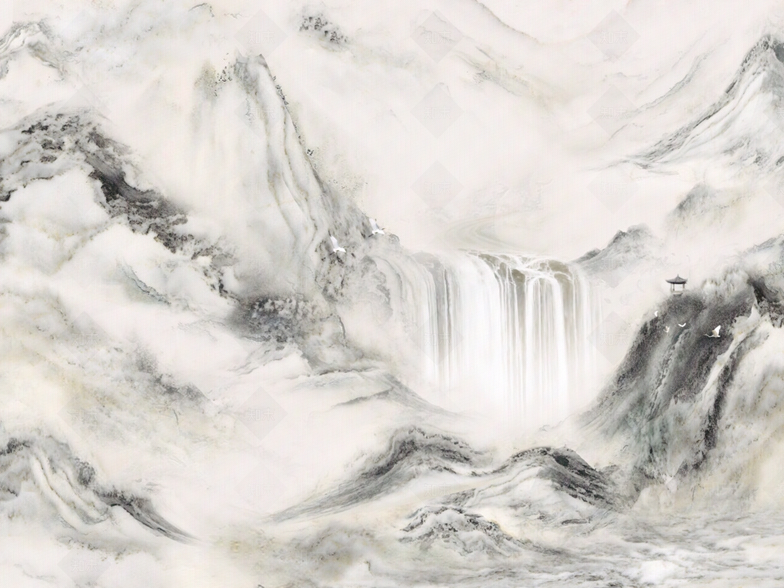 电视背景墙拼花贴图下载【ID:574259250】