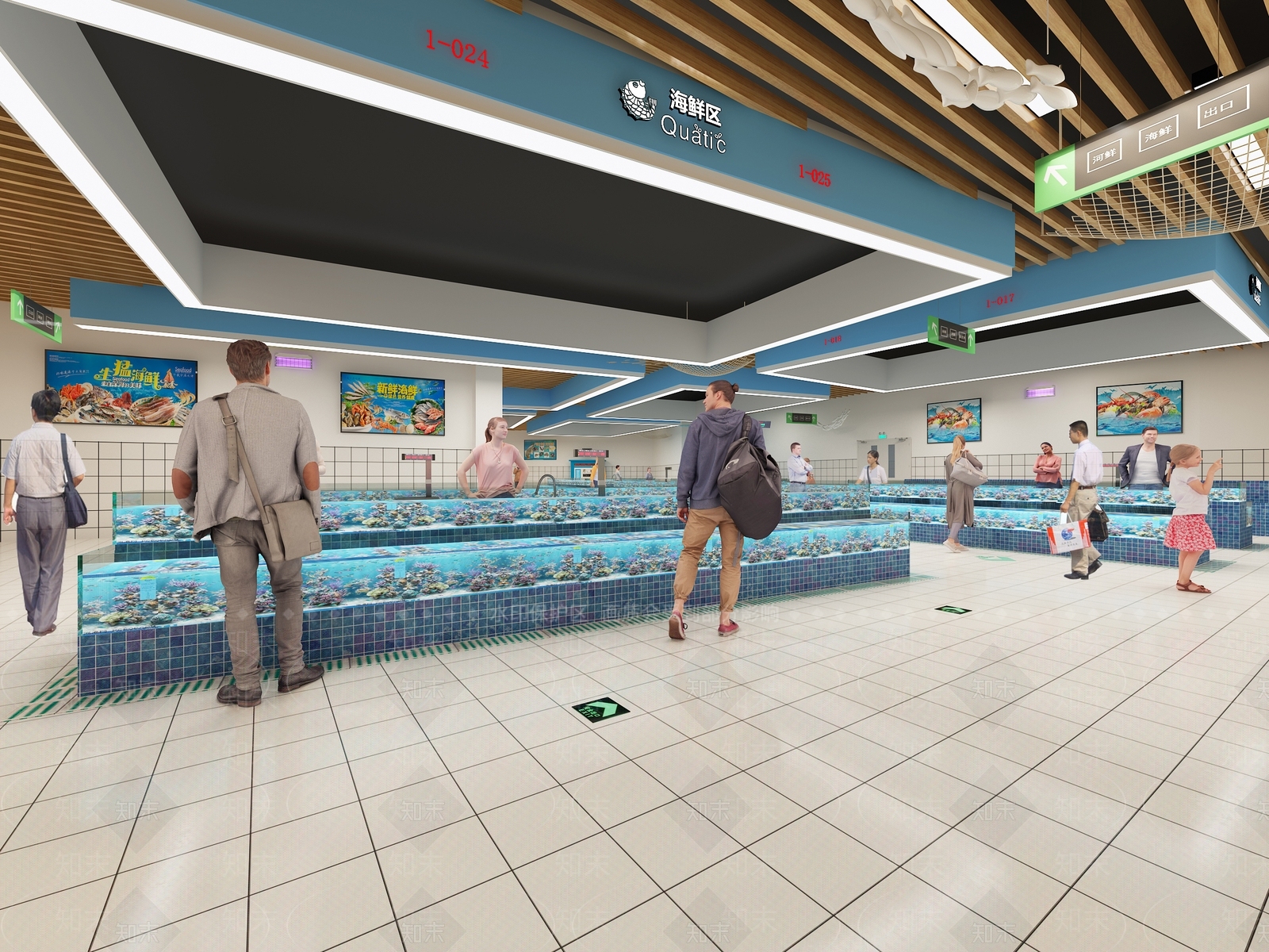 现代超市3D模型下载【ID:274260621】