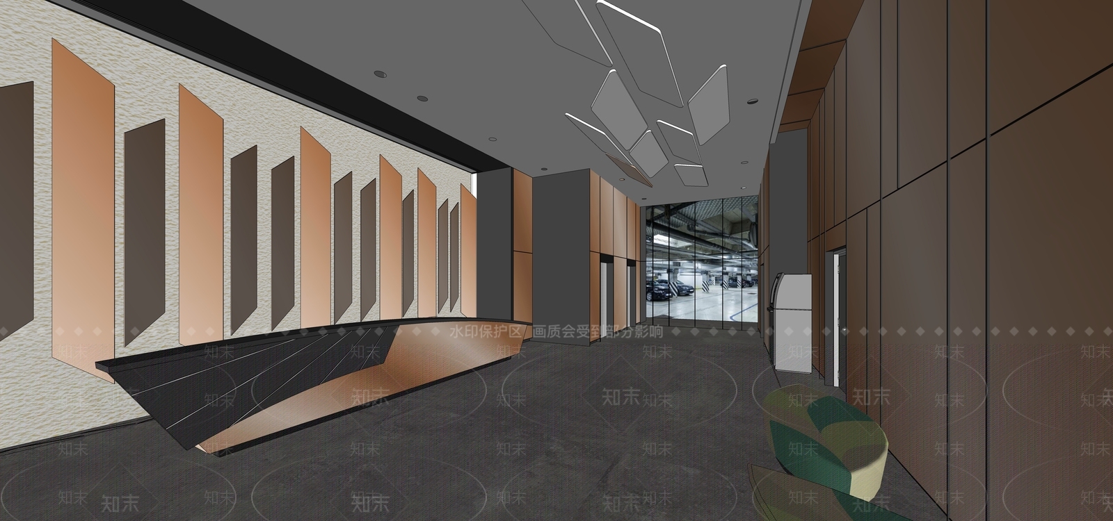 现代商业商场SU模型下载【ID:174315217】