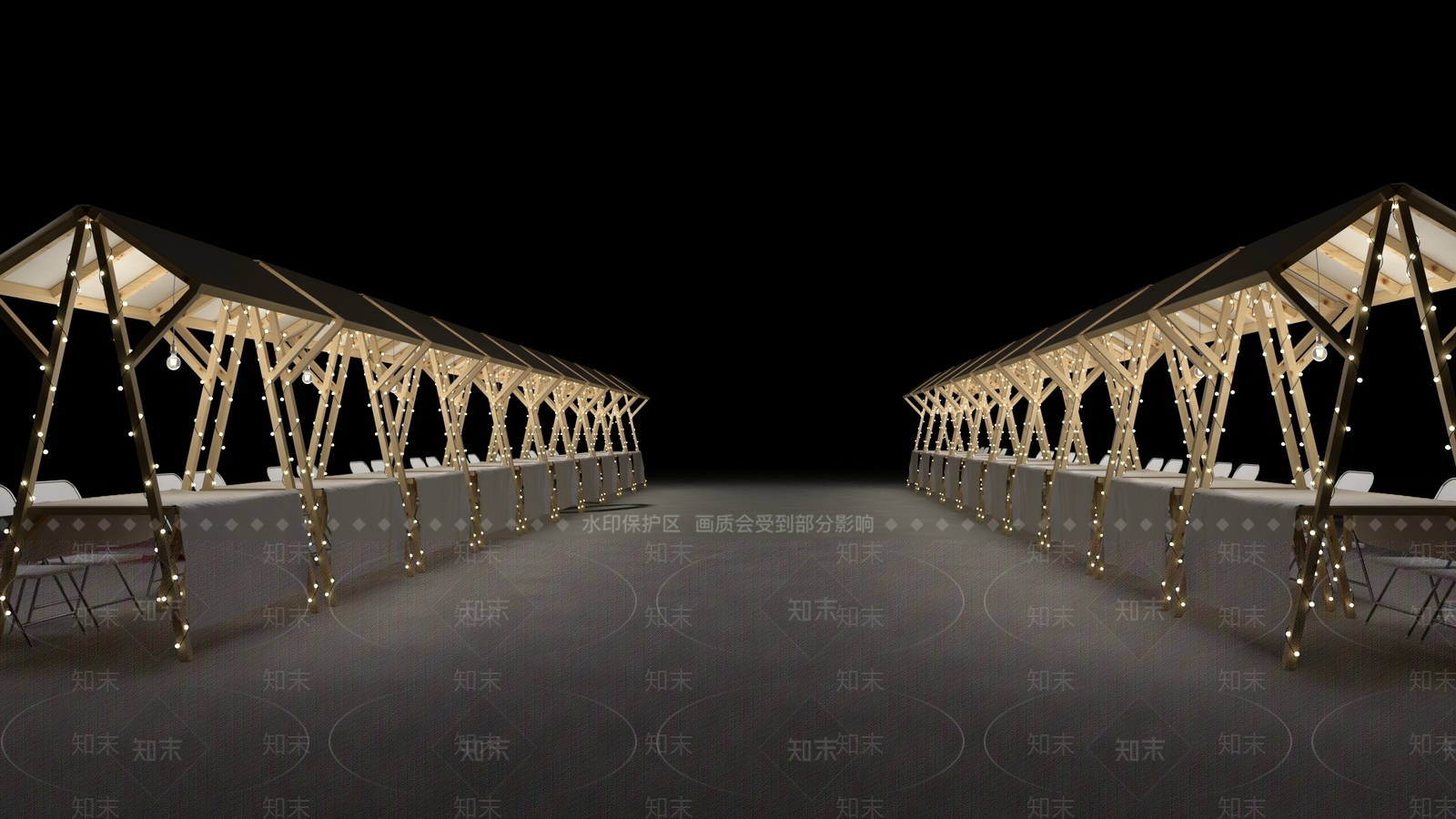 现代风格商业摊位SU模型下载【ID:274362938】