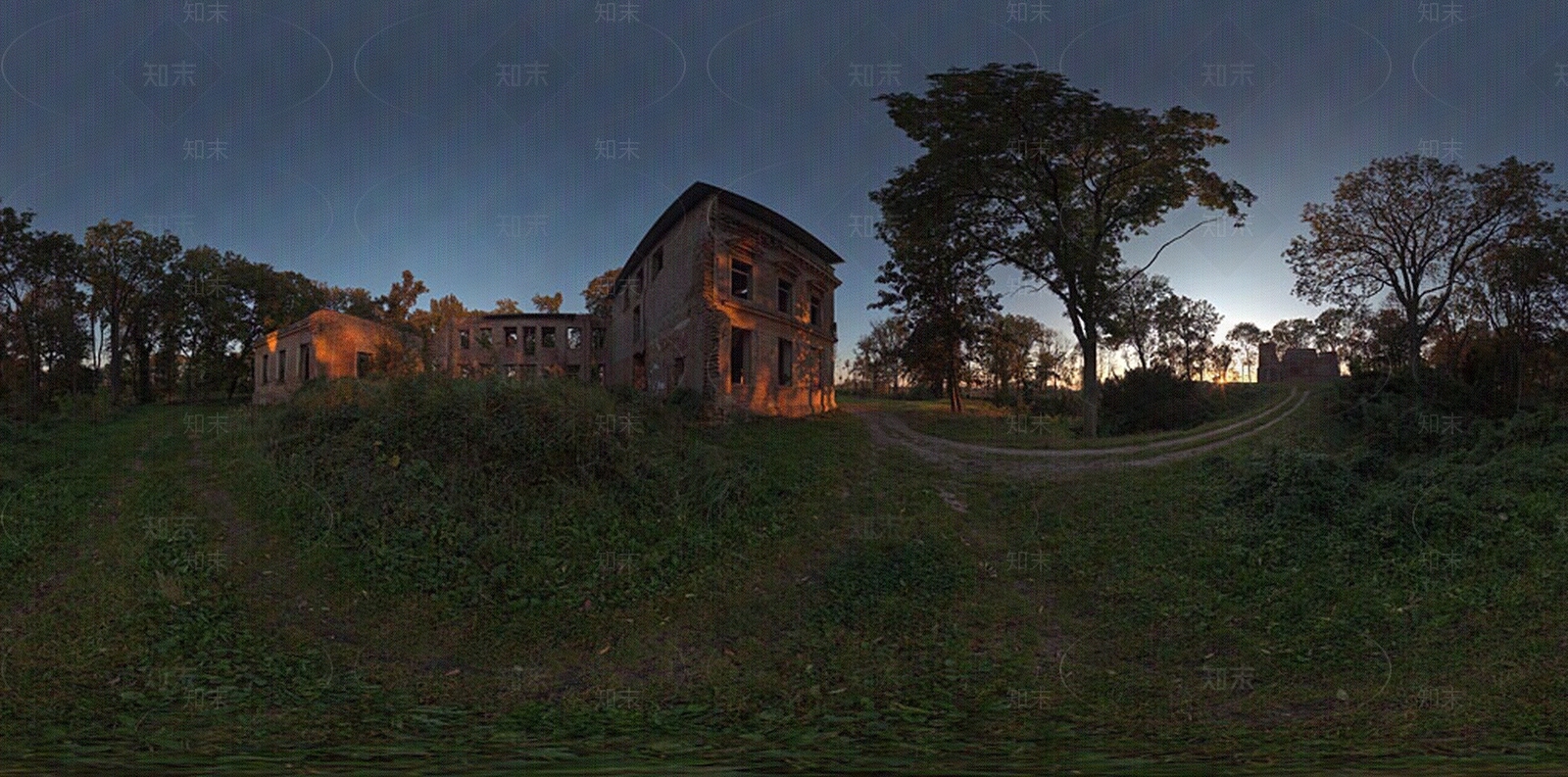 HDR黄昏夜景贴图下载【ID:674519549】