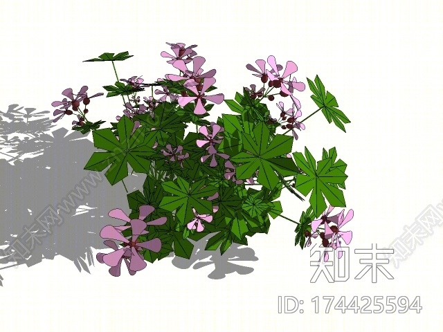 现代风格花SU模型下载【ID:174425594】