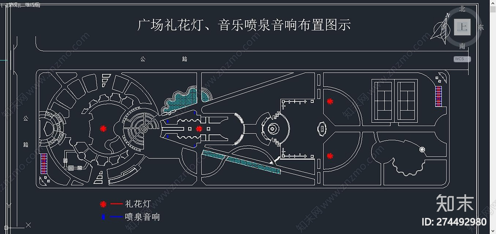 广场规划设计施工图下载【ID:274492980】