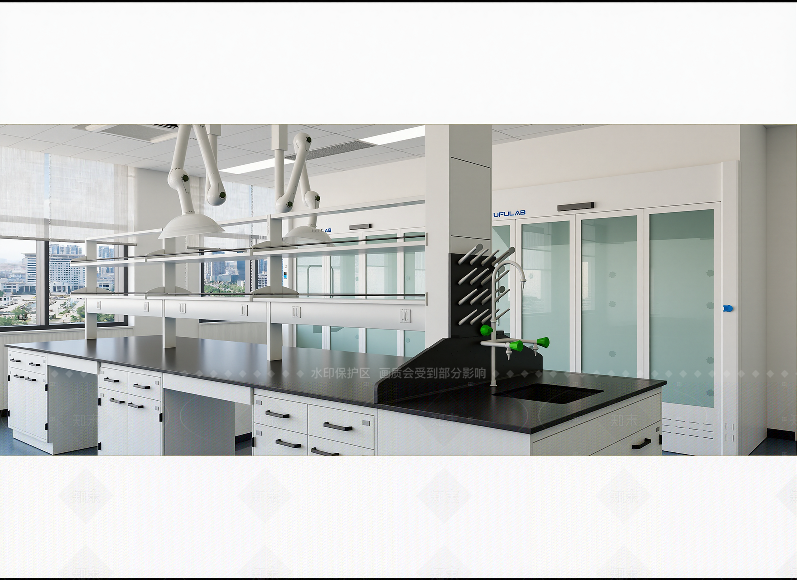 现代实验室3D模型下载【ID:1214936890】