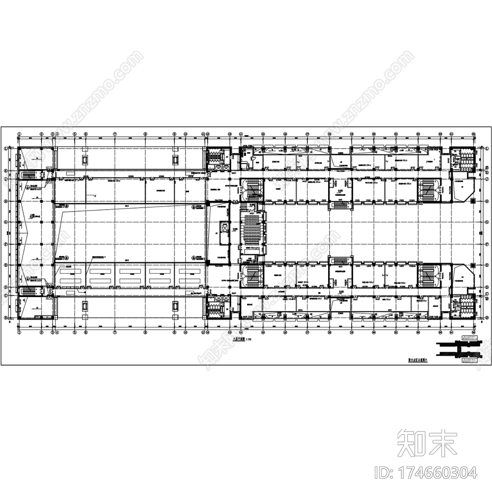 教学楼平面图施工图下载【ID:174660304】