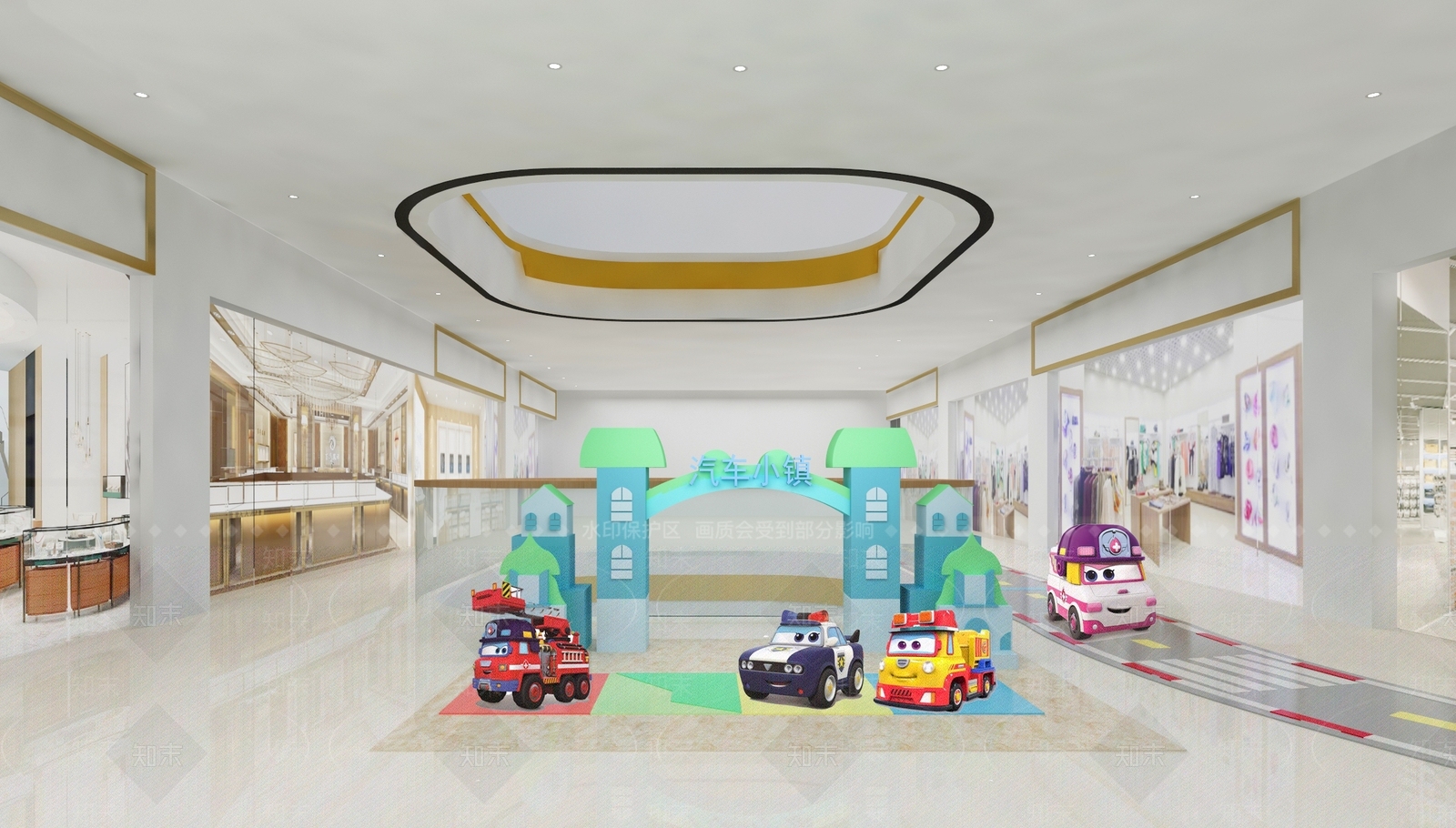 现代儿童礼品店3D模型下载【ID:674664992】