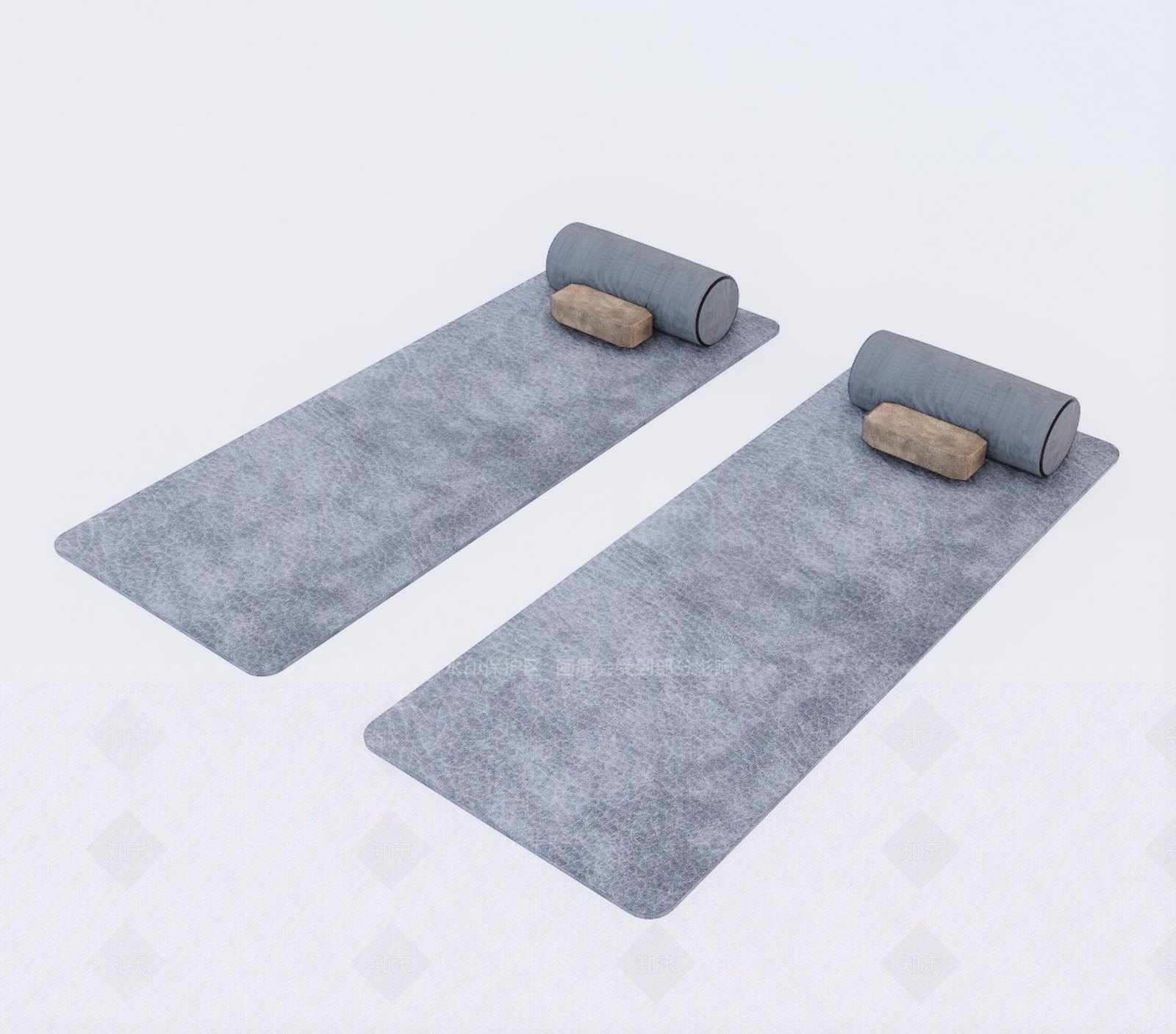 北欧风格床具SU模型下载【ID:974681633】