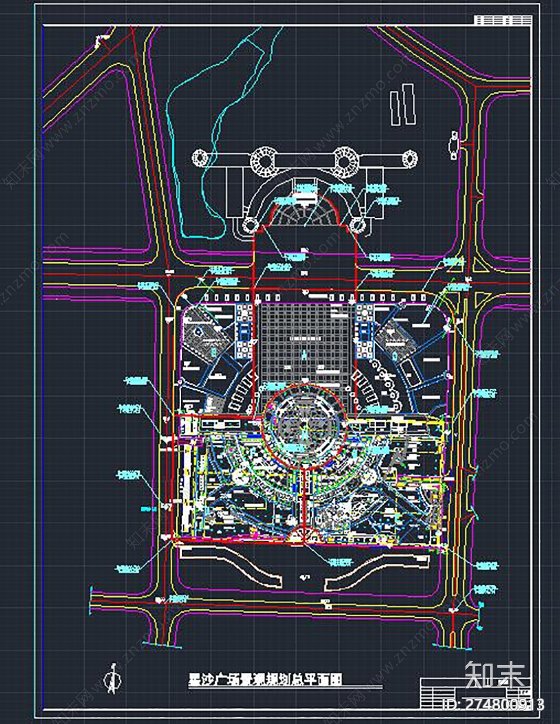 广场园林景观设计方案施工图下载【ID:274800913】