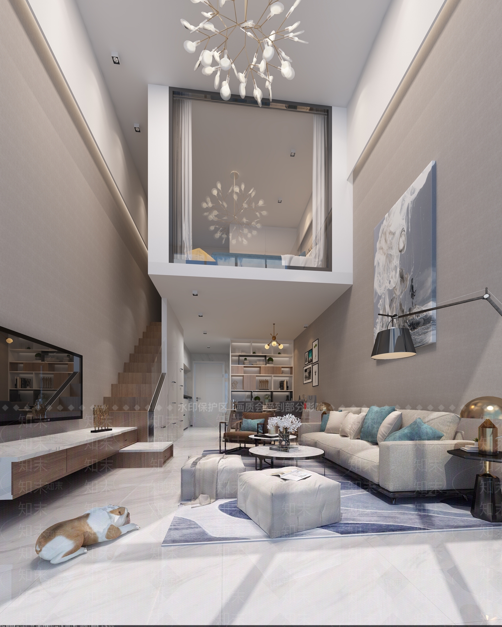 现代公寓3D模型下载【ID:974813791】