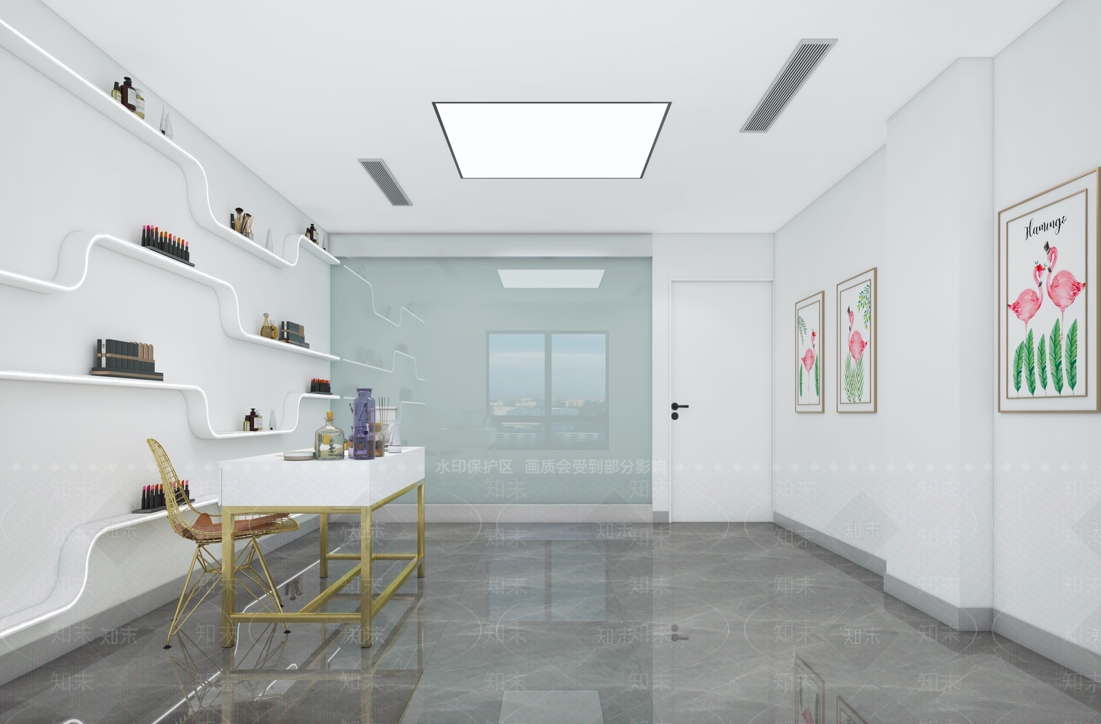 现代直播间3D模型下载【ID:974823985】