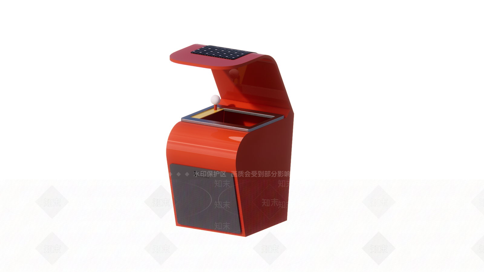 工业风格垃圾桶SU模型下载【ID:374846029】