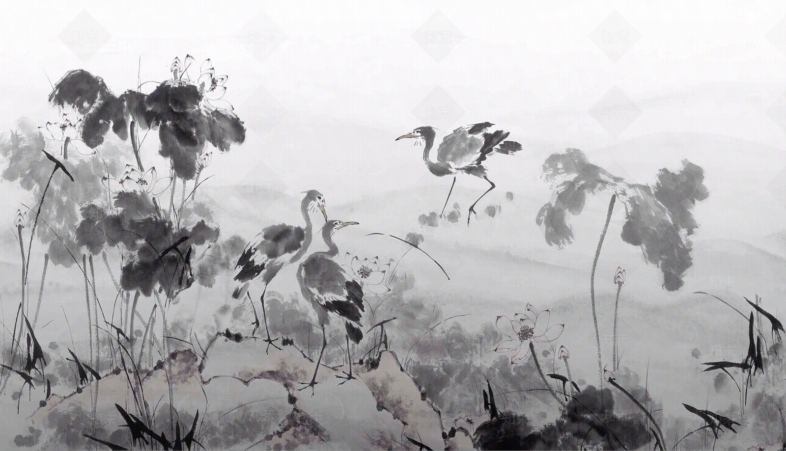 壁画高清贴图材质
