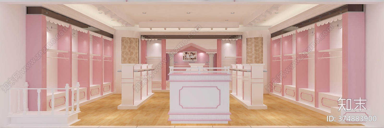 全套童装店cad施工图下载【ID:374883900】