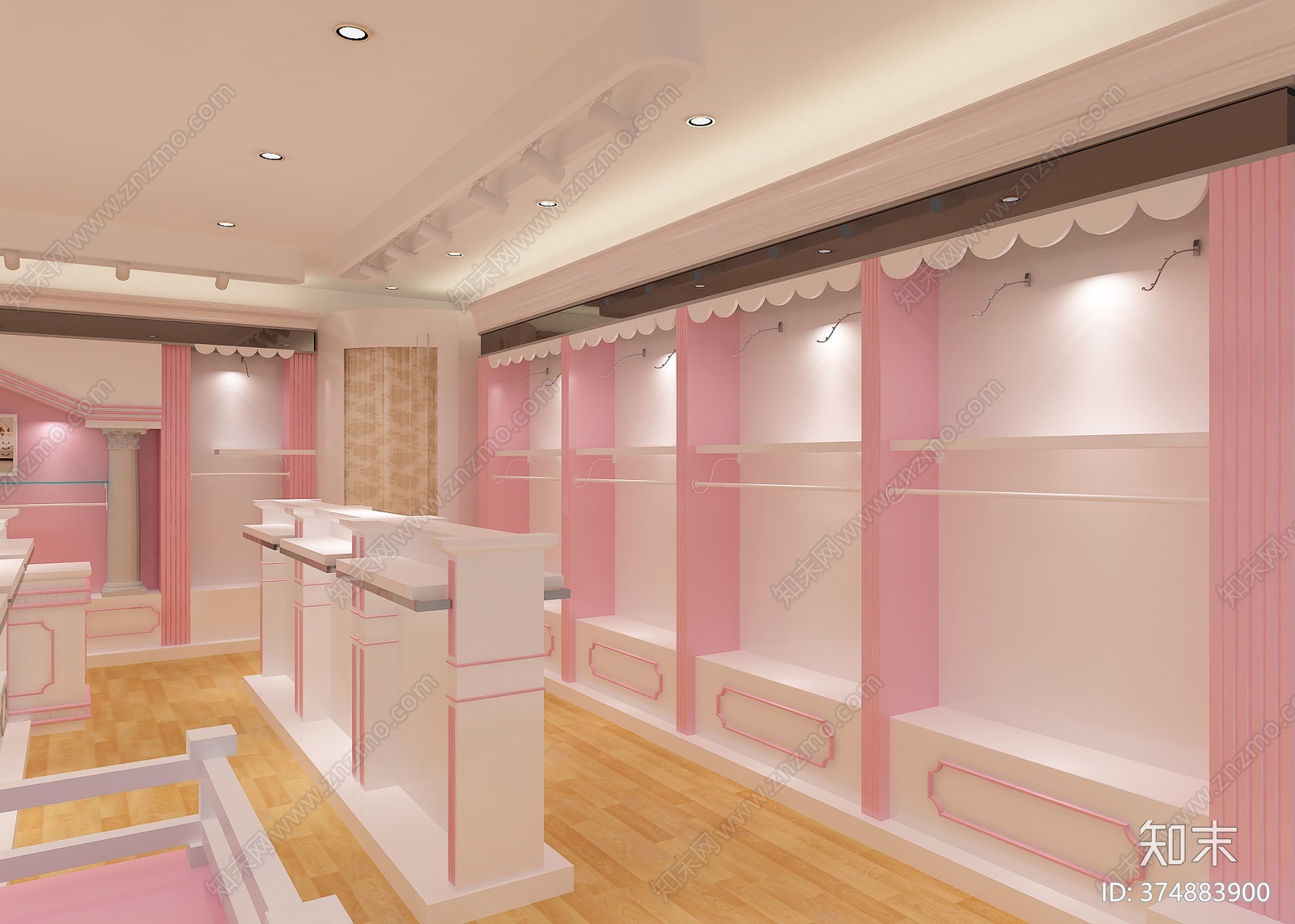 全套童装店cad施工图下载【ID:374883900】