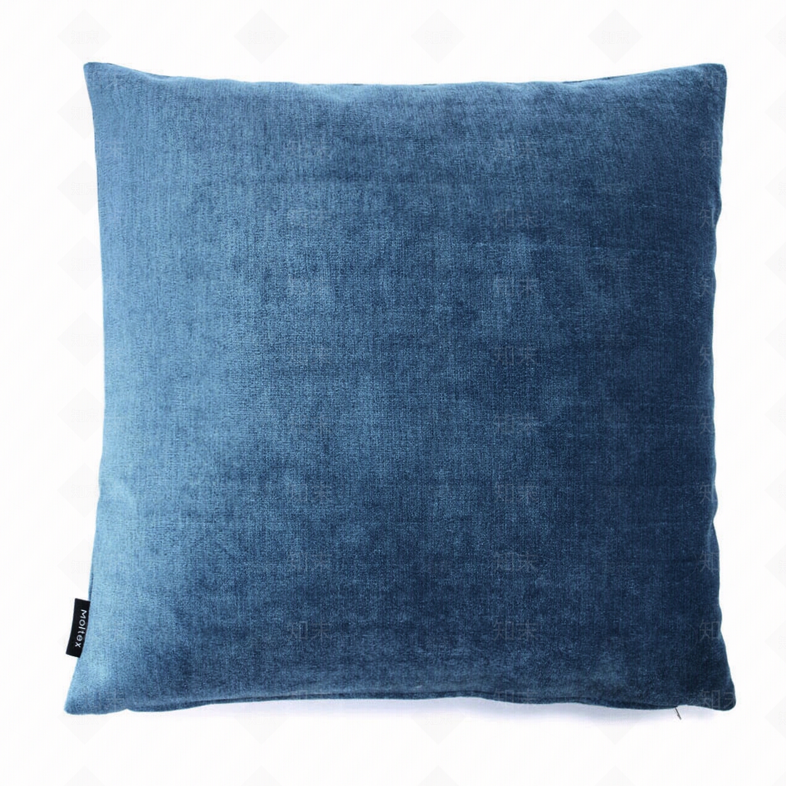 蓝色绒布抱枕贴图下载【ID:174890557】
