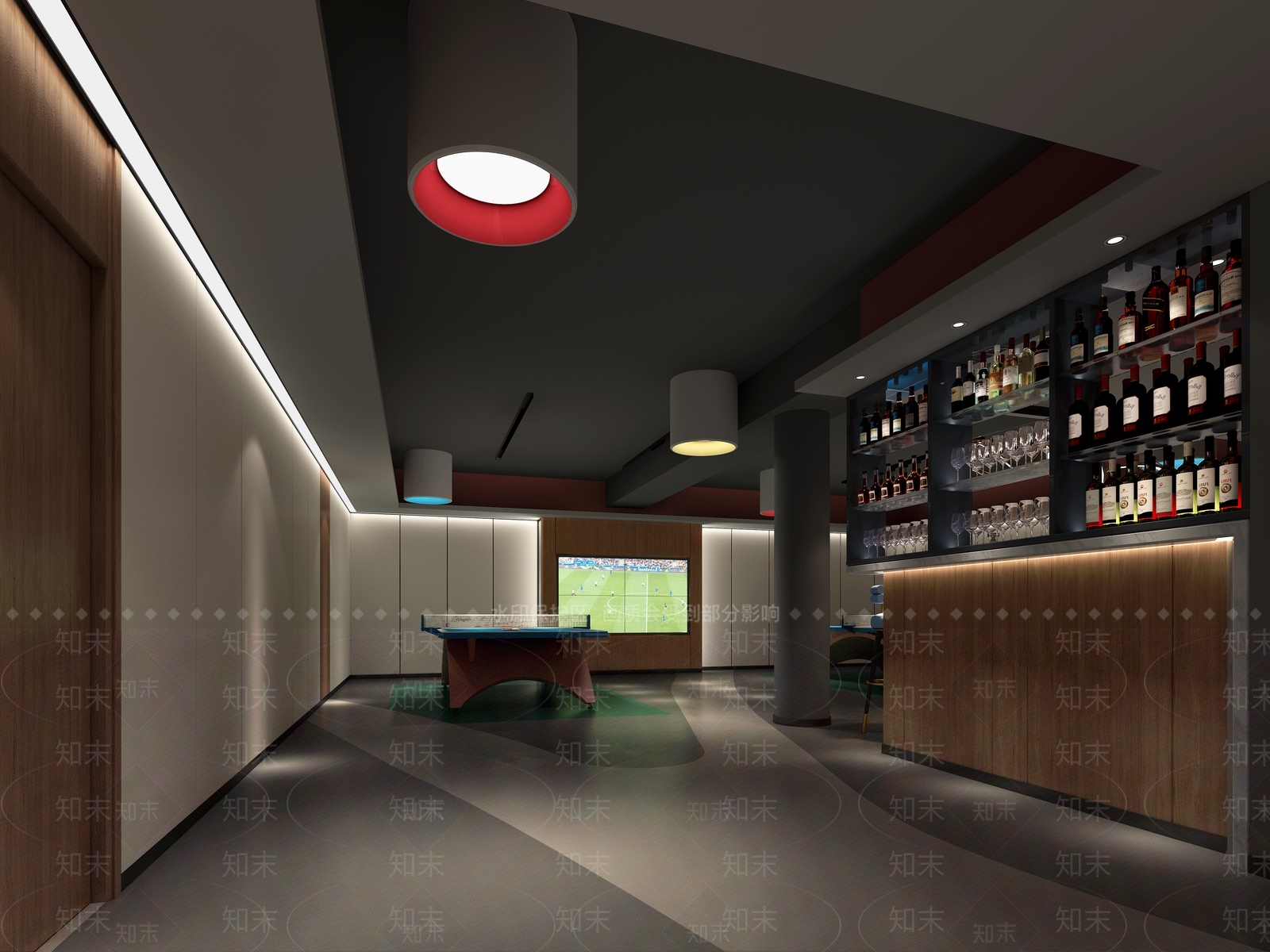 现代台球桌3D模型下载【ID:974903963】