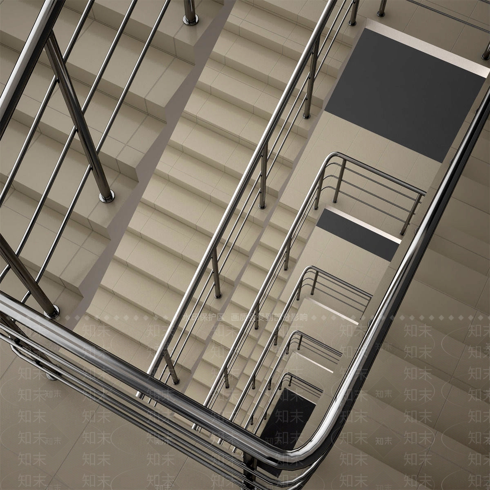 现代楼梯3D模型下载【ID:874920601】