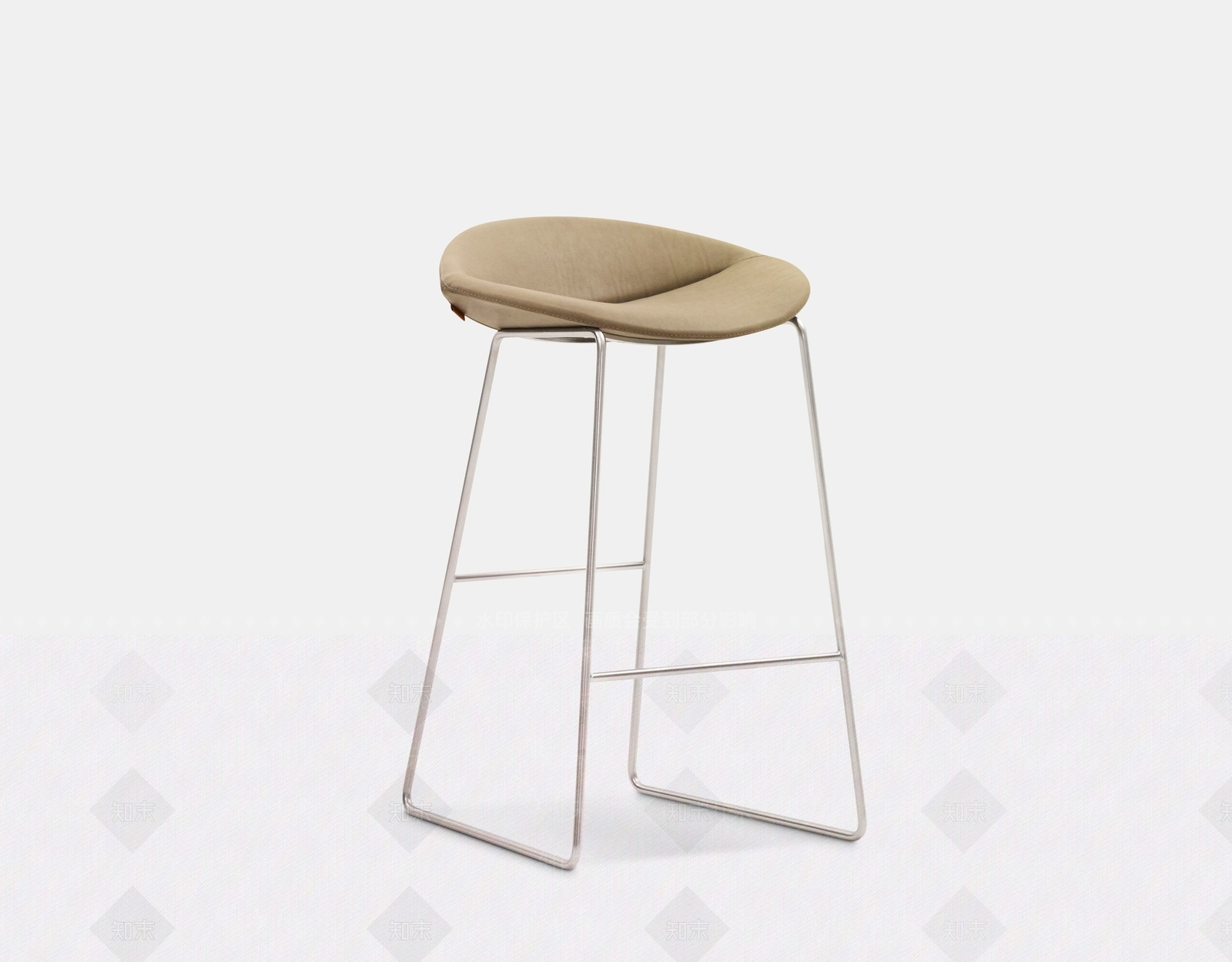 现代风格吧椅SU模型下载【ID:174956149】