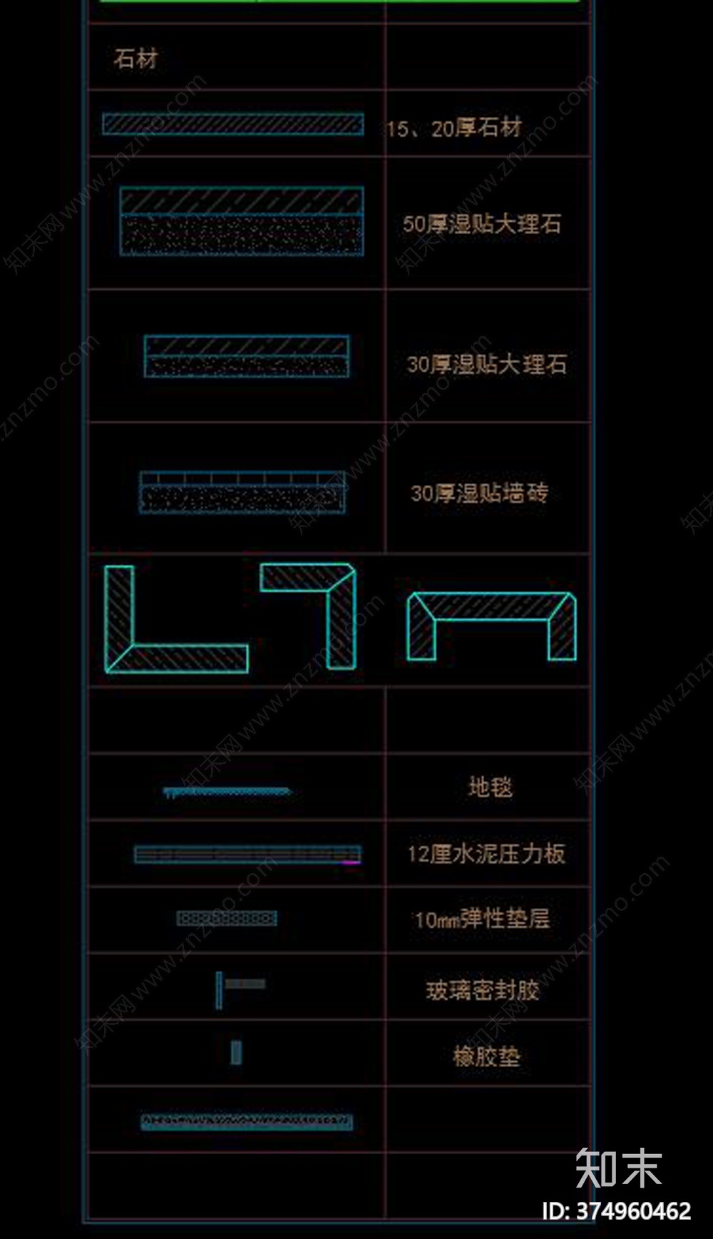 五金动态块CAD施工图下载【ID:374960462】