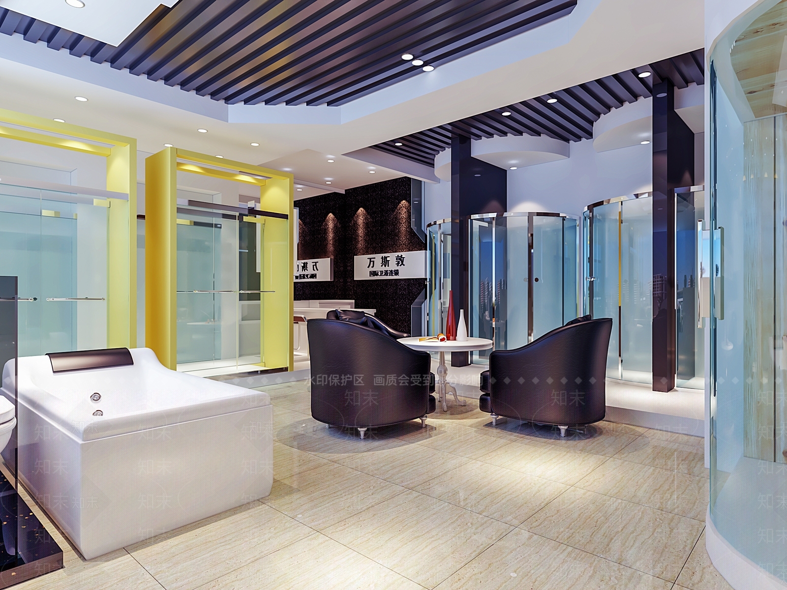 现代家居专卖店3D模型下载【ID:374991068】