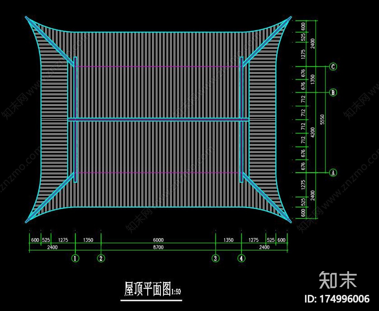 万寿宫cad施工图下载【ID:174996006】