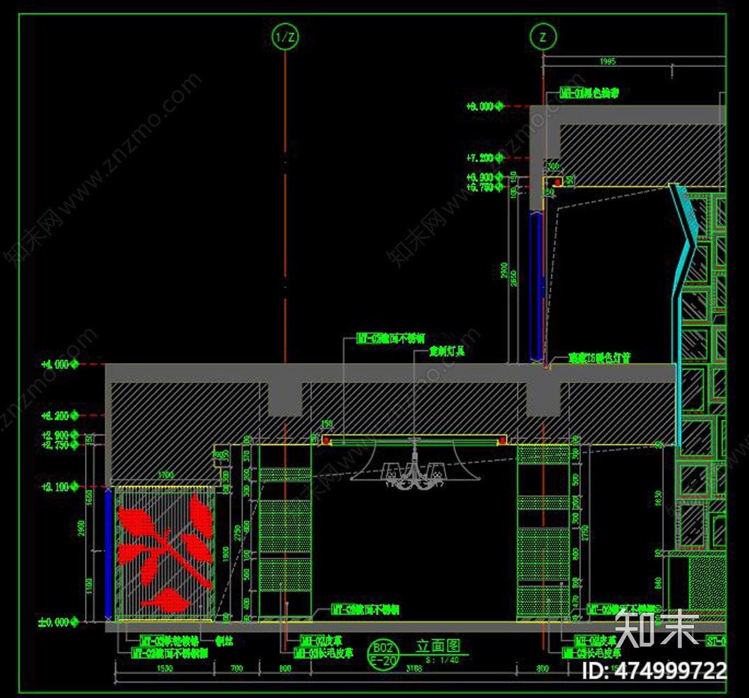 麻辣烫店面cad施工图下载【ID:474999722】