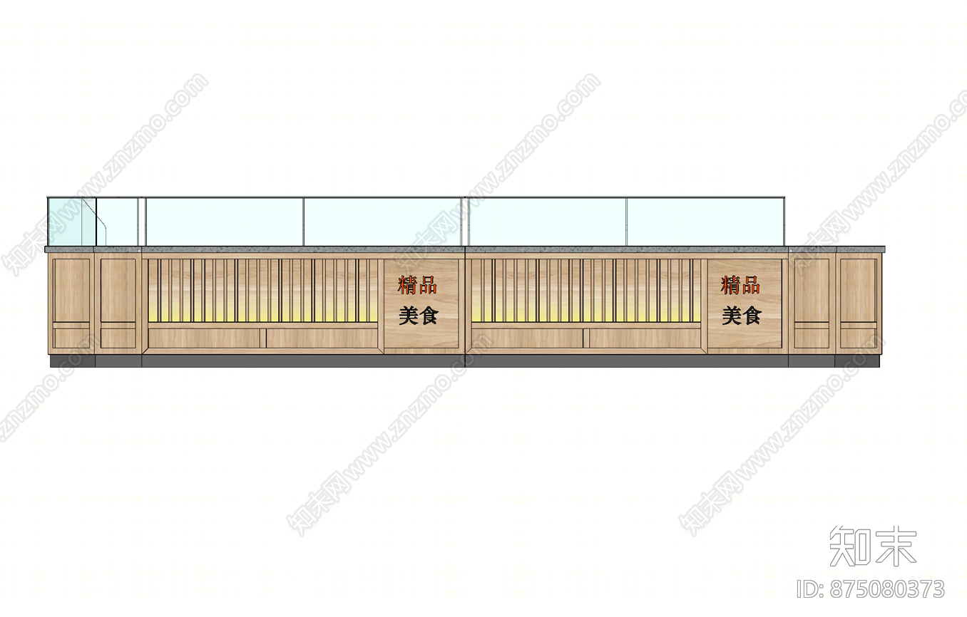 现代风格超市SU模型下载【ID:875080373】