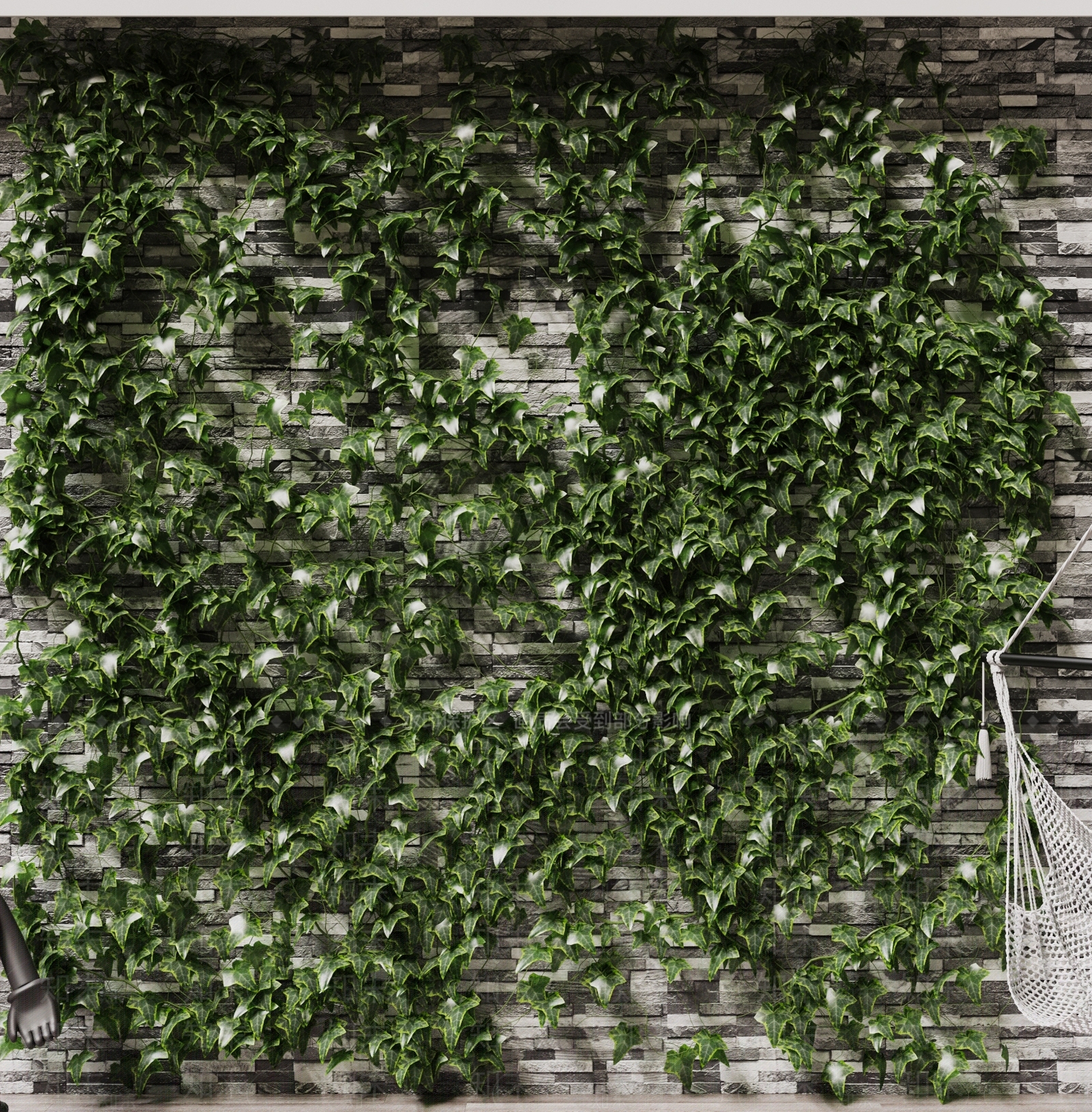 现代绿植墙3D模型下载【ID:475124203】